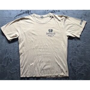 Crazy Shirts Beer Dyed Shipfaced Brewing T Shirt. Adult Sz. L